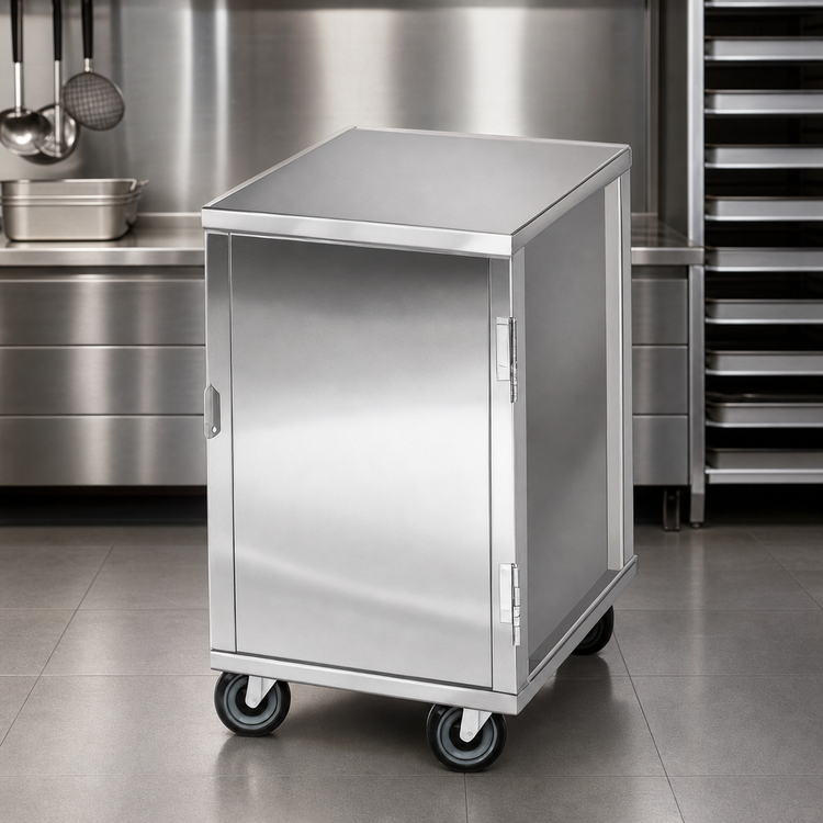 Product image #3 for Fully Enclosed Aluminum End-Load Bun Pan Rack Cabinet, 20 Full-Size Pan Capacity