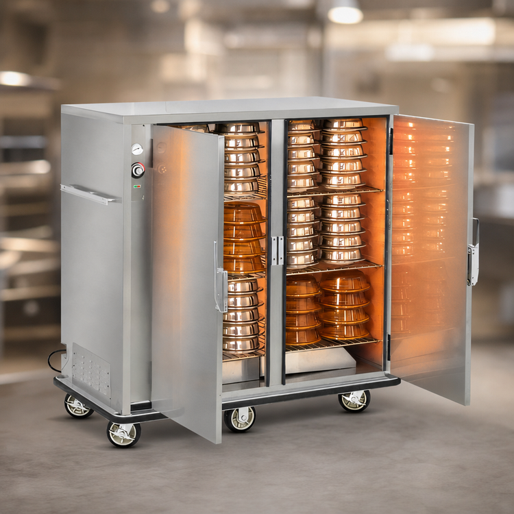 Product image #3 for FWE A-Series Heated Banquet Transport & Serve Cabinet, Double Door, 120 Covered Plate Capacity