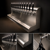 Thumbnail image #3 for Perlick 4076BK11 11-Faucet Modular Wall-Mount Glycol-Cooled Draft Beer Dispensing Tower, Back Exit