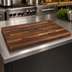 Thumbnail image #3 for John Boos Boos Block Blended Edge Grain American Black Walnut Kitchen Countertop, 36 x 27 x 1-1/2 Inch