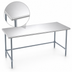 Thumbnail image #3 for Eagle Deluxe Series 72-Inch W x 36-Inch D Stainless Steel Top Work Table with Galvanized Tubular Base