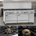 Thumbnail image #3 for Southbend Ultimate 60-Inch Gas Restaurant Range with 4 Burners, 36-Inch Thermostatic Griddle, and 2 Cabinets