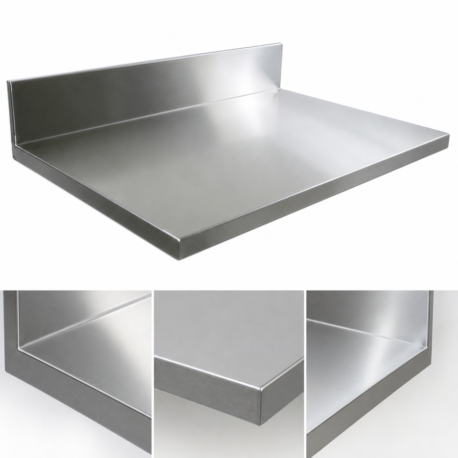 16-Gauge Stainless Steel Top