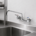 Thumbnail image #3 for Serv-Ware Wall Mount Faucet with 8-Inch Centers and 8-Inch Swing/Swivel Spout