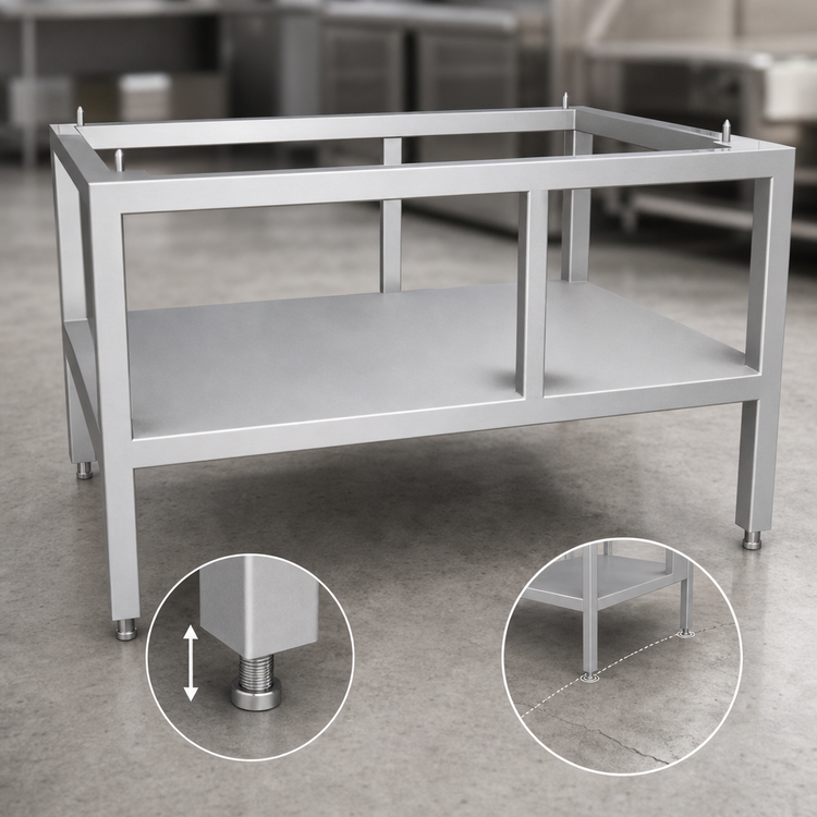 Product image #3 for Henny Penny Stainless Steel Adjustable-Leg Oven Stand, 33-1/2 Inch High