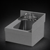 Thumbnail image #3 for Advance Tabco Riveted Right Side Splash for 18-Inch Deep Underbar Units
