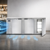 Thumbnail image #3 for Continental Refrigerator BB90SNSSPT 90-Inch Shallow Depth Pass-Thru Refrigerated Back Bar Cooler