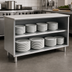 Thumbnail image #3 for Eagle Group Spec-Master Open Front Stainless Steel Plate Cabinet, 120