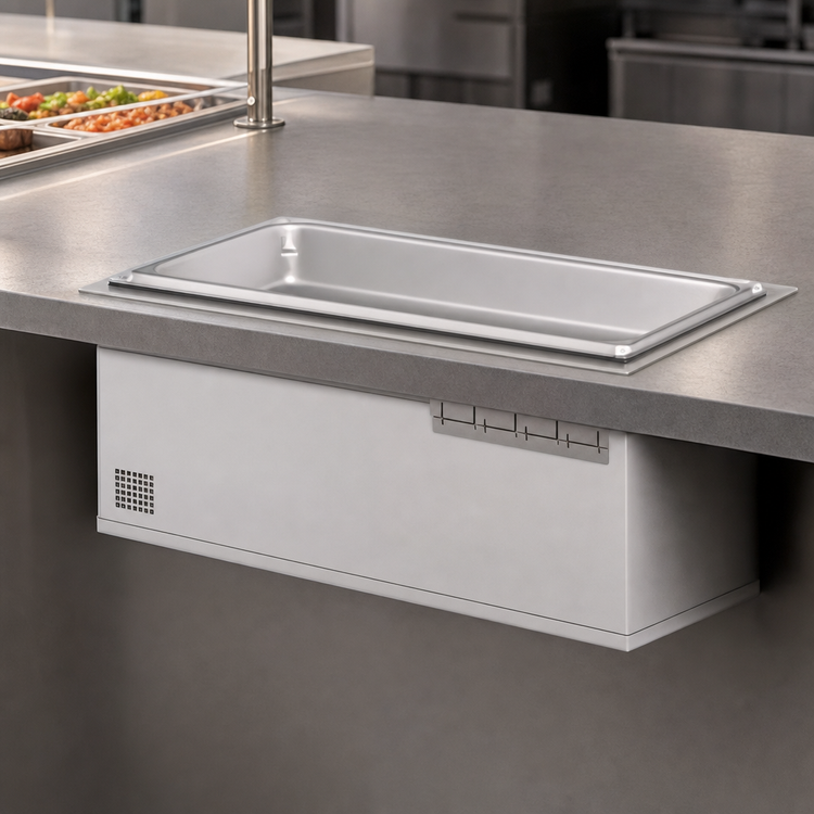 Product image #3 for Hatco Drop-In Insulated Heated Well with Drain, Auto-Fill, Full-Size Pan