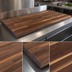 Thumbnail image #3 for Boos Block American Black Walnut Kitchen Countertop, 96 x 25 x 1-1/2 Inch, Blended Rail Edge Grain, Varnique Finish
