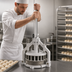 Thumbnail image #3 for Omcan USA Manual Countertop Dough Divider, 6.6 lb Capacity, 30-Piece, White Enamel Finish