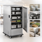 Thumbnail image #3 for FWE / Food Warming Equipment Co., Inc. URS-10-GN Mobile Refrigerated Cabinet, Universal, Stainless Steel, 48-60 Covered Plate Capacity