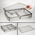 Thumbnail image #3 for Eagle Group Stainless Steel Dunnage Shelf with Removable Wire Mat, 36 x 24 Inches