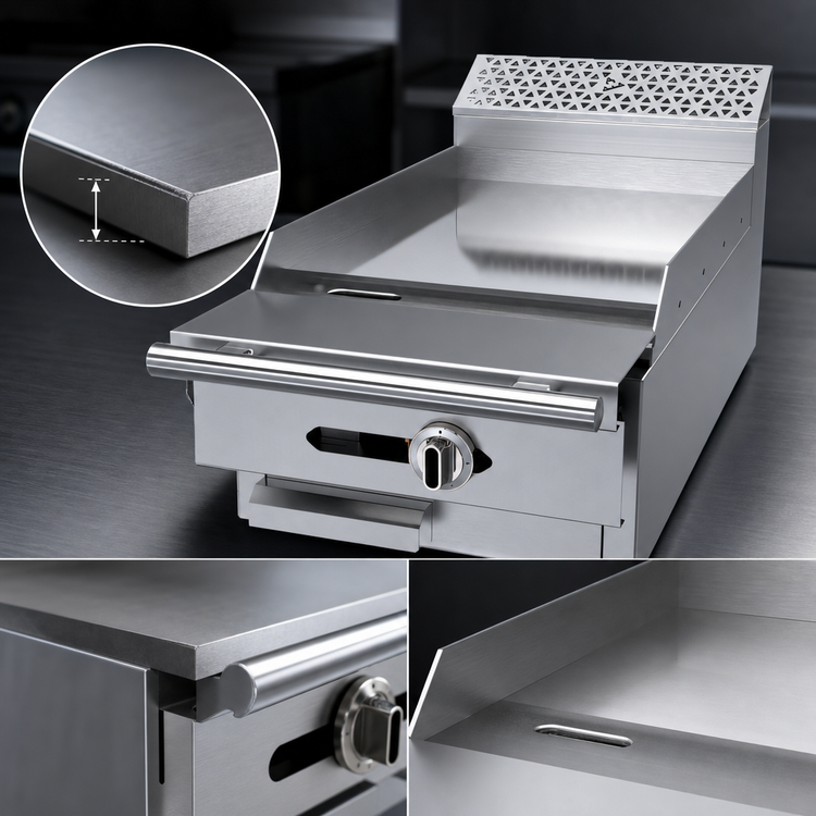 Product image #3 for Garland Cuisine Series 18-Inch Modular Gas Griddle Add-A-Unit with 1-Inch Steel Plate and Hi-Lo Controls