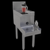 Thumbnail image #3 for Glastender DBSB-12 12-Inch Underbar Stainless Steel Blender Station with Drainboard Top