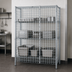 Thumbnail image #3 for Metro Super Erecta Stationary Stainless Steel Wire Security Cage