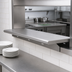 Thumbnail image #3 for Advance Tabco 84 Inch x 18 Inch Pass-Thru Shelf with Bull Nose Front and Rear, Stainless Steel