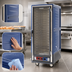 Thumbnail image #3 for Metro C5 3 Series Full-Height Combination Heated Holding & Proofing Cabinet with Clear Door, Blue Insulation Armour, Lip Load Slides