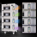 Thumbnail image #3 for Doyon Baking Equipment (Middleby) Artisan 1T4 4-Deck End-Load Stone Hearth Electric Deck Oven with Programmable Controls and Steam Injection
