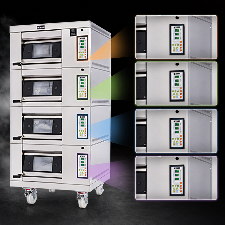 Product image #3 for Artisan 4-Deck End-Load Stone Hearth Electric Deck Oven