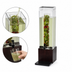 Thumbnail image #3 for Westport 3 Gallon Acrylic Beverage Dispenser with Infusion Chamber, Drip Tray, and Dark Wood Base
