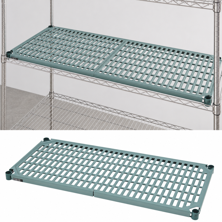 Product image #3 for Quantum Polymer Shelf Mat for 72-Inch W x 24-Inch D Wire Shelves