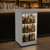 Thumbnail image #3 for Glastender 18-Inch Open Front Back Bar Liquor Display Cabinet with 3 Steps and LED Lighting