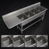 Thumbnail image #3 for John Boos Pro-Bowl 4-Compartment Stainless Steel Sink with 36-Inch Left Drainboard