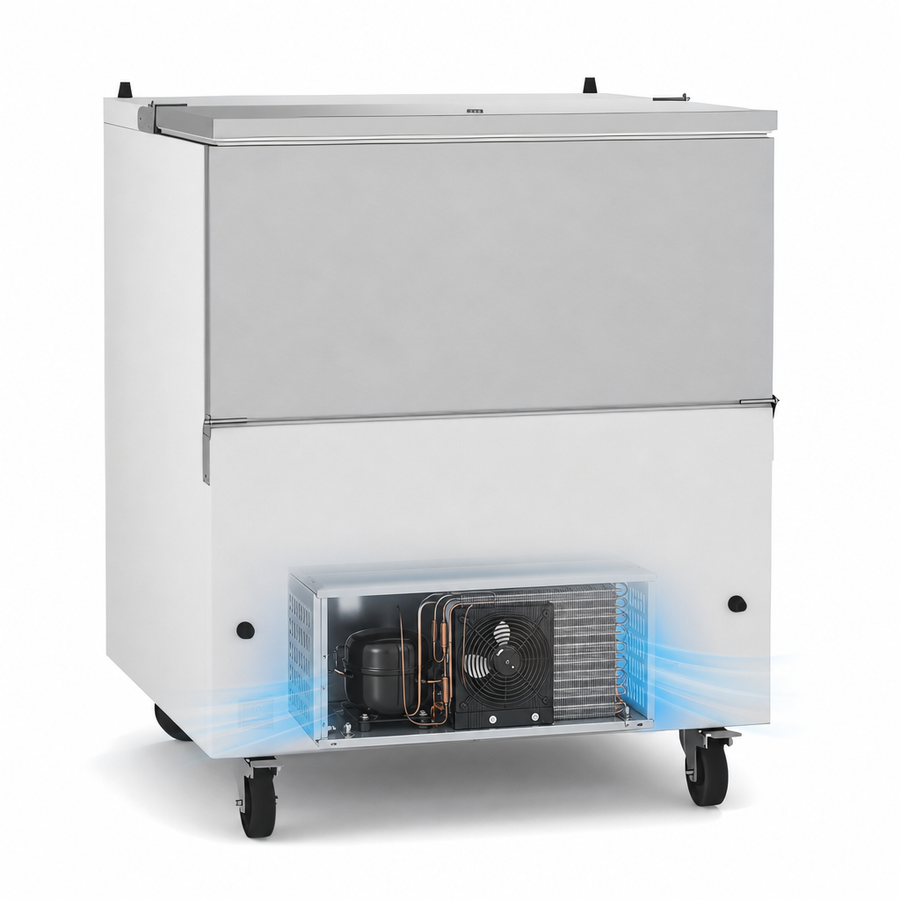Self-Contained Rear-Bottom Refrigeration