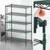 Thumbnail image #4 for Metro Super Erecta Super Adjustable 5-Shelf Starter Wire Shelving Unit, 42W x 24D x 74H, Metroseal 3 Green Epoxy-Coated