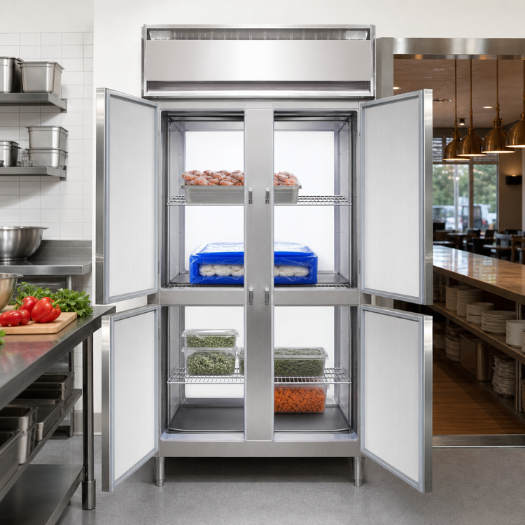 Product image #3 for Continental Refrigerator Designer Line D2FNSAPTHD Two-Section Pass-Thru Freezer