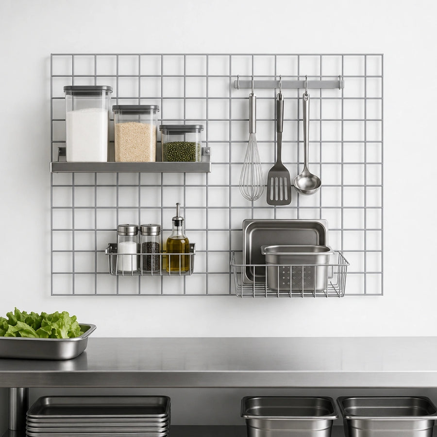 Wall-Mounted Wire Grid