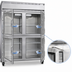 Thumbnail image #3 for Continental Refrigerator 2FENSAGDHD Extra-Wide 50 cu. ft. Two-Section Reach-In Freezer with Half-Height Glass Doors