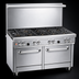 Thumbnail image #3 for Southbend Ultimate 48-Inch Natural Gas Restaurant Range with 6 Open Burners and 2 Space-Saver Ovens