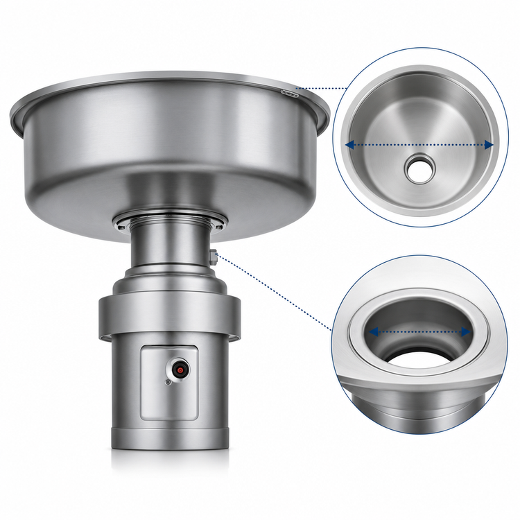 Product image #3 for InSinkErator SS-200-15A-MRS Medium-Capacity Complete Food Waste Disposer Package with 15-Inch Bowl