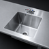 Thumbnail image #3 for Advance Tabco TA-11G Single Bowl Welded Sink Into Table Top with Faucet, 28 x 20 x 14 Inch Bowl