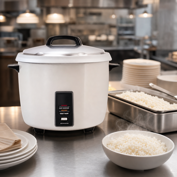 Product image #3 for Thunder Group 30 Cup Electric Rice Cooker/Warmer, Countertop