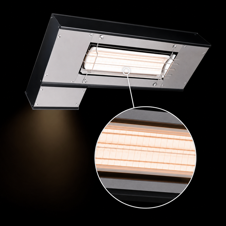 Product image #3 for Hatco Ultra-Glo 48-Inch Unlighted Infrared Strip Heater