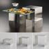 Thumbnail image #3 for Nesting Stainless Steel Square Buffet Riser Set, 3-Piece, Satin Finish