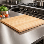 Thumbnail image #3 for John Boos Boos Block KCT3636-O Maple Edge-Grain Kitchen Countertop, 36 x 36 x 1-1/2 in, Oil Finish, No Backsplash