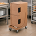 Thumbnail image #4 for Cambro Camdolly Tray and Sheet Pan Camcarrier Dolly with Handle, Coffee Beige, 350 lb Capacity