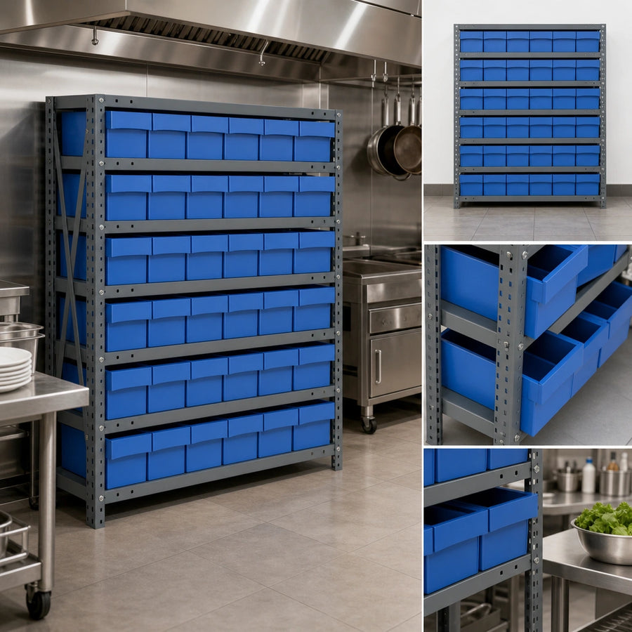 Seven-Shelf Storage Layout