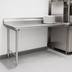 Thumbnail image #3 for Eagle Group Straight Clean Dish Table, Right-to-Left, 36 x 30 x 43-1/2 Inches, 16/430 Stainless Steel