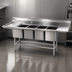 Thumbnail image #3 for Eagle Group Spec-Master FN Series Four-Compartment Sink with Left Drainboard