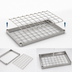 Thumbnail image #3 for Eagle Group Chrome Dunnage Shelf with Removable Wire Mat, 36 x 24 Inches