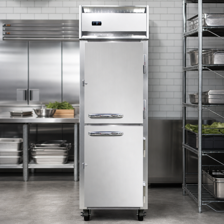 Product image #3 for Continental Refrigerator 1FNHD One-Section Half-Height Solid Door Reach-in Freezer