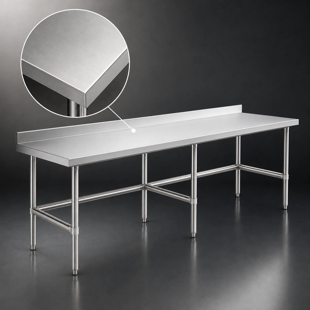 18-Gauge 304 Stainless Steel Top