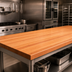 Thumbnail image #3 for Boos Block American Cherry Edge Grain Kitchen Countertop, 96 x 42 x 2-1/4 Inch, Varnique Finish
