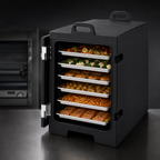 Thumbnail image #4 for Cambro Camcarrier® 1826MTC615 Insulated Sheet Pan Carrier, 6-Pan Capacity, 18 x 26-Inch Pans, Polyethylene, Solid Door