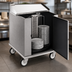 Thumbnail image #3 for Carter-Hoffmann CD260 Unheated Enclosed Rotary Dish Storage Cart, 252 Plate Capacity, 12-Inch Max Plates